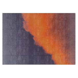 Dreamy, magical clouds in dreamy, magical colors cutting board