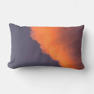Dreamy, magical clouds in dreamy, magical colors lumbar pillow