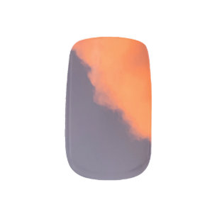 Dreamy, magical clouds in dreamy, magical colors minx nail art