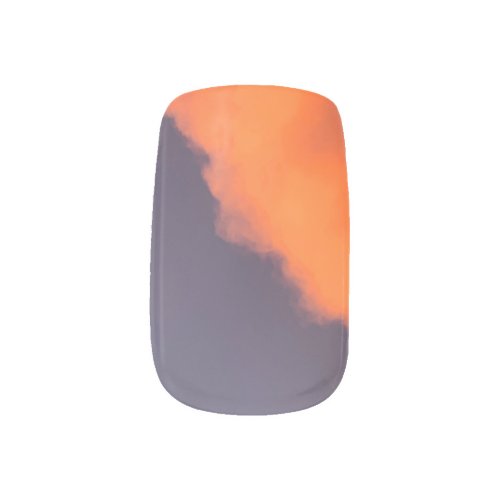 Dreamy magical clouds  in dreamy magical colors minx nail art