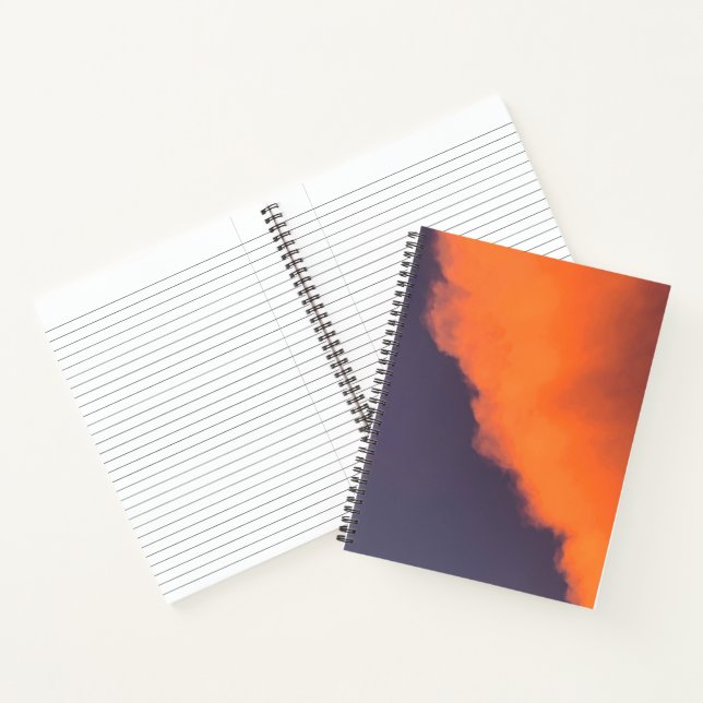Dreamy, magical clouds  in dreamy, magical colors notebook (Inside)