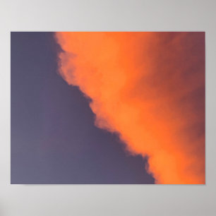 Dreamy, magical clouds in dreamy, magical colors poster