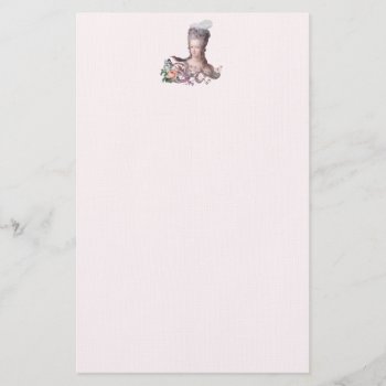 Dreamy Marie Antoinette Personal  Stationery by WickedlyLovely at Zazzle