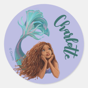 Dreamy Mermaid Ariel Art Classic Round Sticker