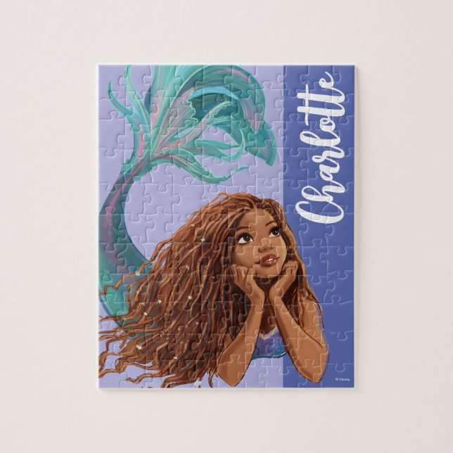 Dreamy Mermaid Ariel Art Jigsaw Puzzle (Vertical)