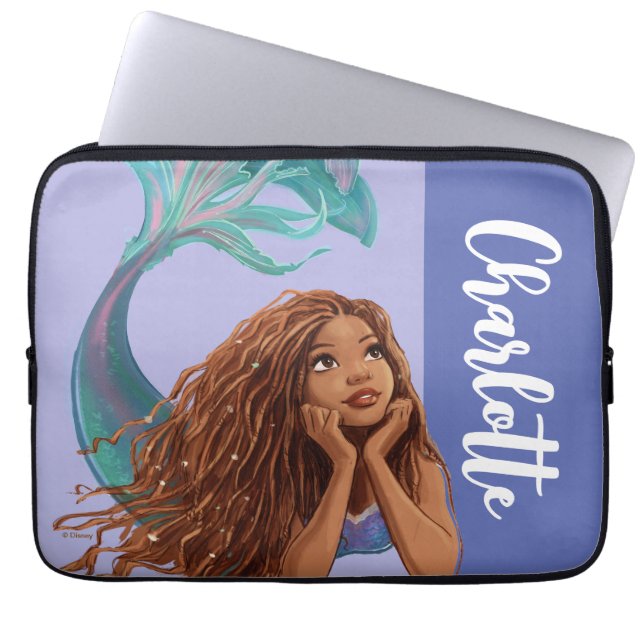 Dreamy Mermaid Ariel Art Laptop Sleeve (Front)