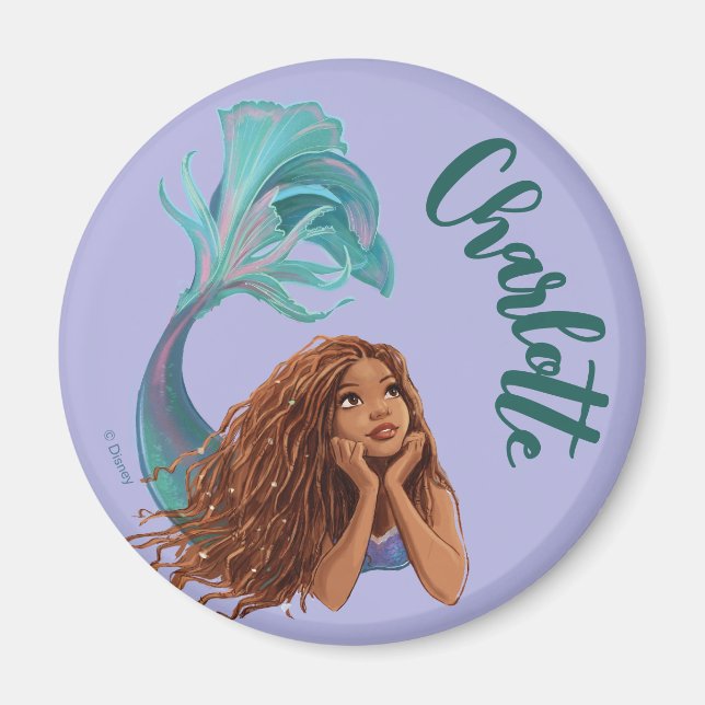 Dreamy Mermaid Ariel Art Magnet (Front)