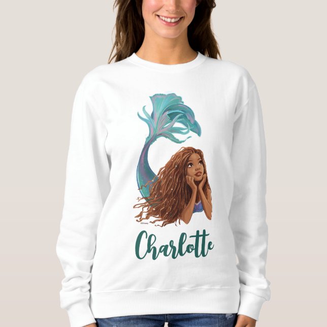 Dreamy Mermaid Ariel Art Sweatshirt (Front)