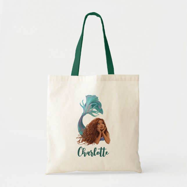 Dreamy Mermaid Ariel Art Tote Bag (Front)