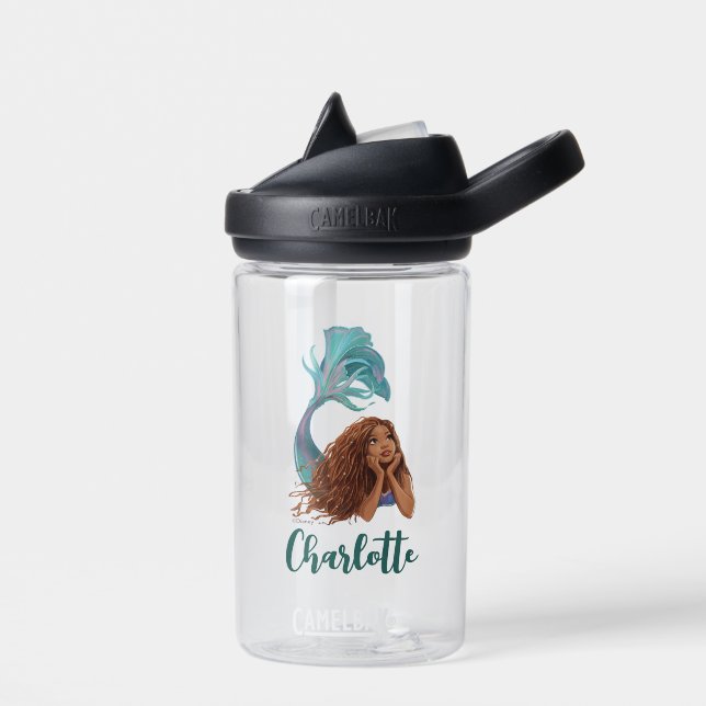Dreamy Mermaid Ariel Art Water Bottle (Left)