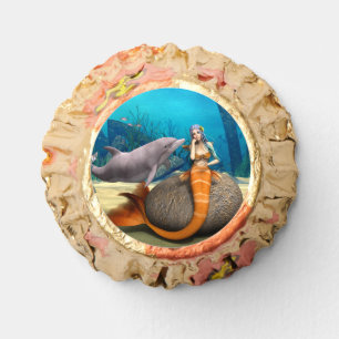 Dreamy Mermaid Dolphin Underwater Fantasy Art Reese's Peanut Butter Cups