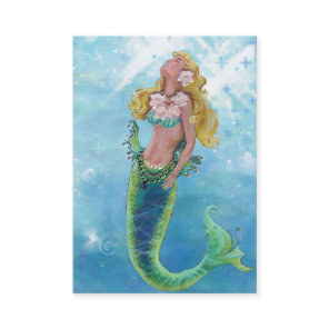 Dreamy Mermaid Painting Business Card