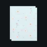 Dreamy Mint Meadow Letterhead<br><div class="desc">Transform your living space into a serene wonderland with this enchanting daisy pattern. Featuring tiny, delicate daisies with creamy white petals softly touched by subtle hints of lavender purple, all nestled on a gentle, pale mint green background. This design evokes a feeling of softness, tranquility, and whimsical dreams, perfect for...</div>