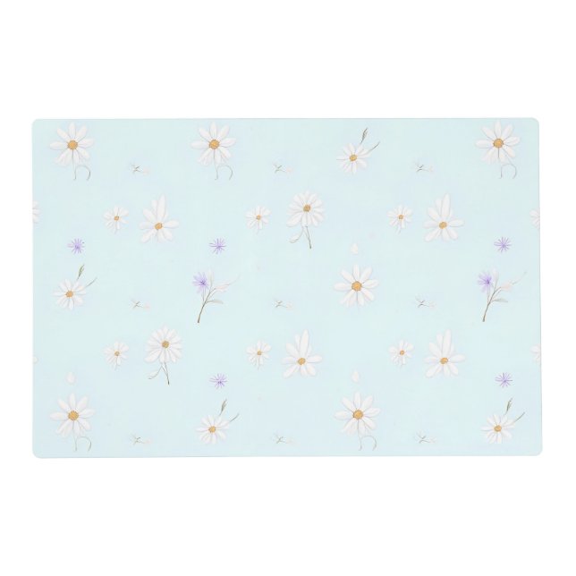 Dreamy Mint Meadow Placemat (Front)