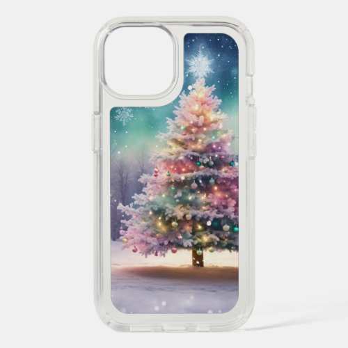 Dreamy Mist Pastel Junk Christmas Tree  iPhone 15 Case