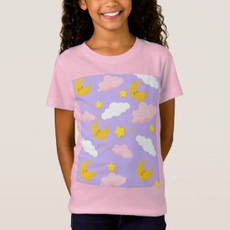 Dreamy Moon Clouds & Stars Night Sky T-Shirt