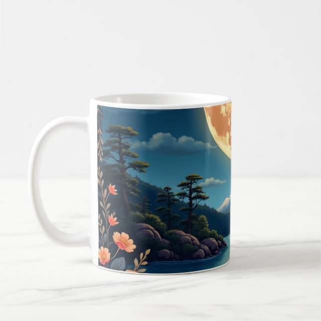 dreamy moon light mug cup (Left)