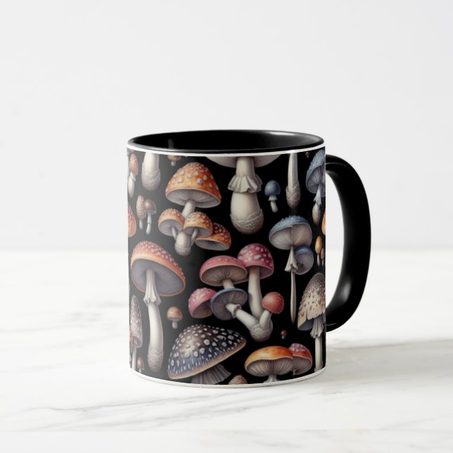 Dreamy Mushrooms Mug (Front Right)