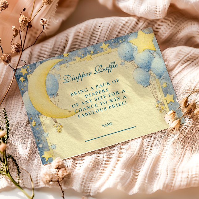 Dreamy Night Sky Diapper Raffle  Enclosure Card (Creator Uploaded)
