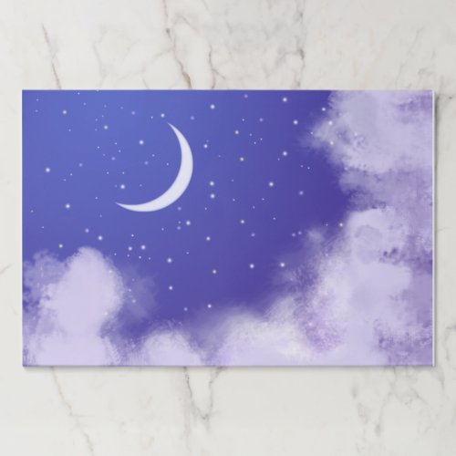 Dreamy Night Sky with Crescent Moon Paper Pad