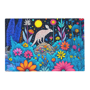 Dreamy Nighttime Forest Placemat