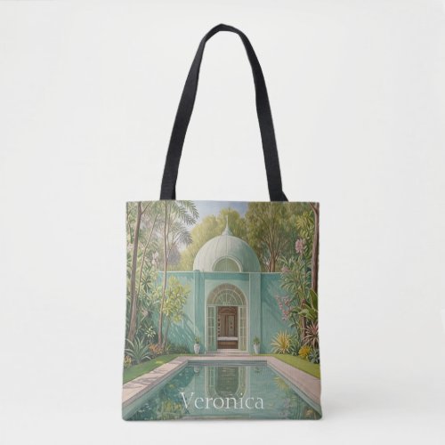 Dreamy Oasis Pastel_Colored Swimming Pool Tote Bag