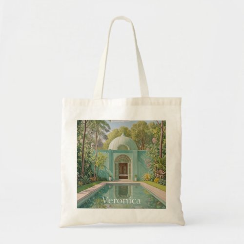 Dreamy Oasis Pastel_Colored Swimming Pool Tote Bag