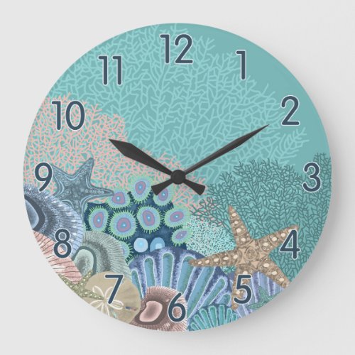 Dreamy Ocean Large Clock