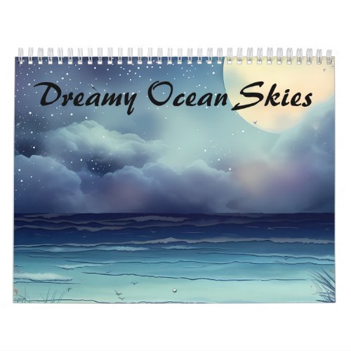 Dreamy Ocean Skies Calendar