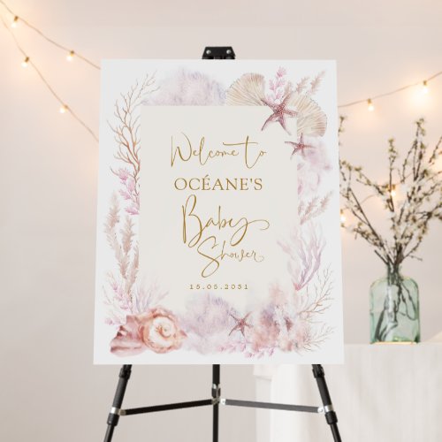 Dreamy Ocean Under the Sea Baby Shower Welcome