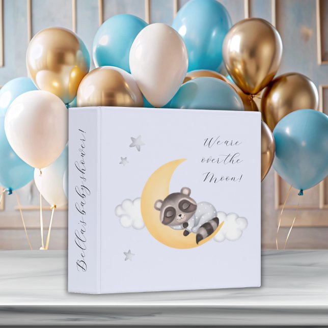 Dreamy Over the Moon Baby Shower Photo Album 3 Ring Binder (Dreamy Over the Moon Baby Shower Photo Album 3 Ring Binder)