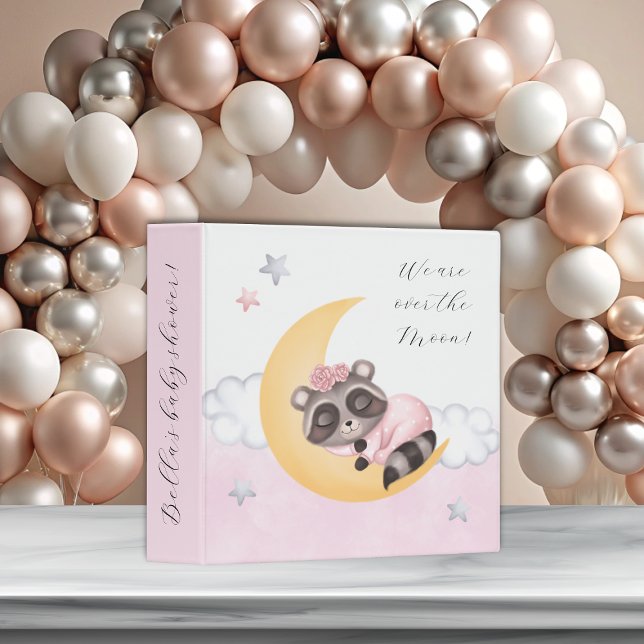 Dreamy Over the Moon Girl Baby Shower Photo Album 3 Ring Binder (Dreamy Over the Moon Girl Baby Shower Photo Album 3 Ring Binder)