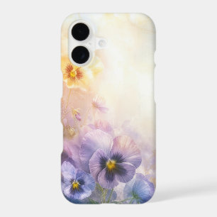 Dreamy Pansy Abstract iPhone 17 Case