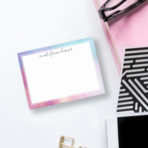 Dreamy Pastel Abstract A Note From