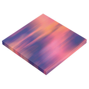 Dreamy Pastel Aura Gradient Blur Abstract Gallery Wrap