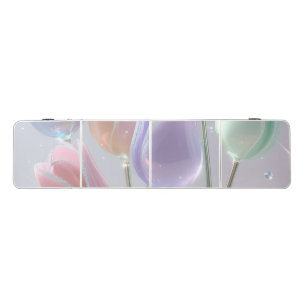 Dreamy Pastel Balloons Soft Pink Purple Green  Beer Pong Table