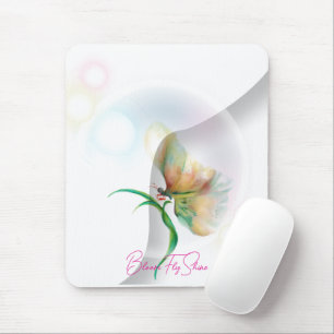 Dreamy Pastel Butterfly mouse pad