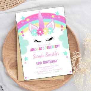 Dreamy Pastel Mint Party Card