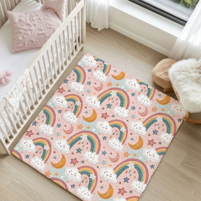 Dreamy Pastel Rug Cloudy Comfort for Little One (Dreamy Pastel Rug Cloudy Comfort for Little One)