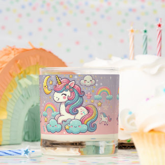 Dreamy Pastel Unicorn - Magical Rainbow Decor Scented Candle