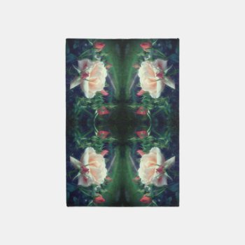 Dreamy Peach Rose And Buds Abstract Rug by SmilinEyesTreasures at Zazzle