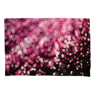 Dreamy Pink: Abstract Light Blur Pillow Case