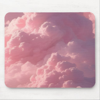 Dreamy Pink Clouds Aesthetic MousepadMousepad Mouse Pad