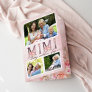 Dreamy Pink Floral MIMI Photo Collage Mother's Day Card