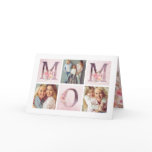 Dreamy Pink Floral MOM Photo Collage Mother's Day Card Dreamy Pink Floral MOM Photo Collage Mother's Day Card