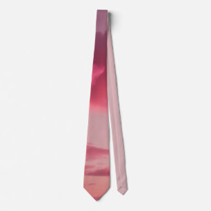 Dreamy pink gradient neck tie