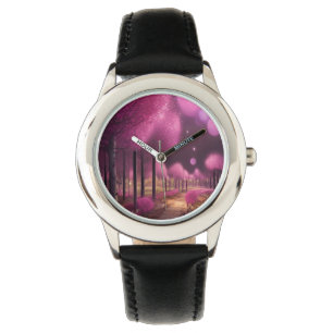 Dreamy Pink Nightscape Watch