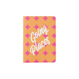 Dreamy Pink Stars Passport Holder