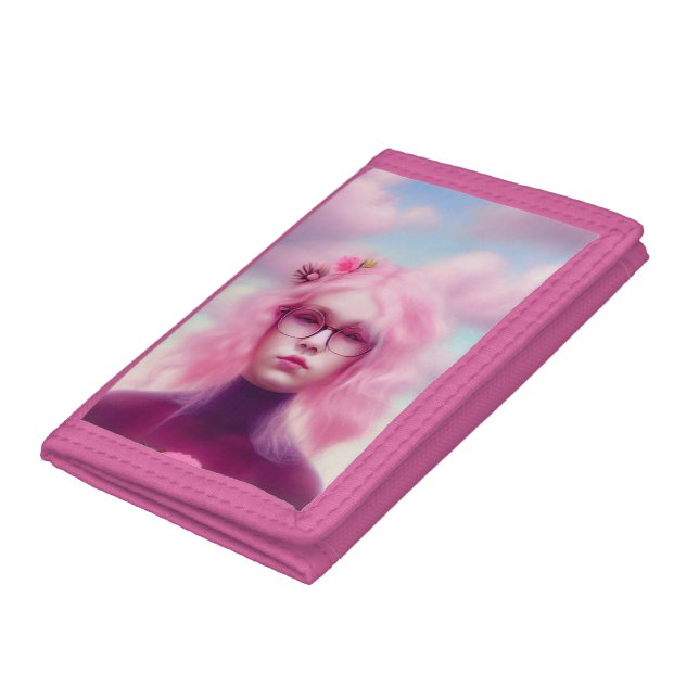 Dreamy Pink Trifold Wallet (Bottom)