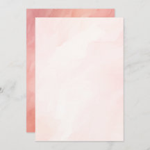 Dreamy Pink Watercolor Background for Vellum Paper